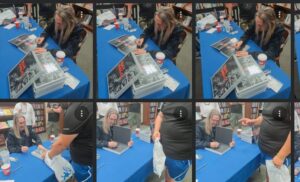 Διαθέσιμο βίντεο με τον Nicko McBrain να υπογράφει αντίτυπα του βιβλίου των Iron Maiden