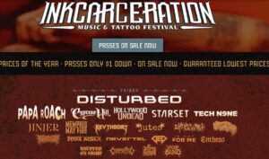 Το Φεστιβάλ Μουσικής & Τατουάζ Inkcarceration αποκαλύπτει το πλήρες πρόγραμμα της φετινής χρονιάς