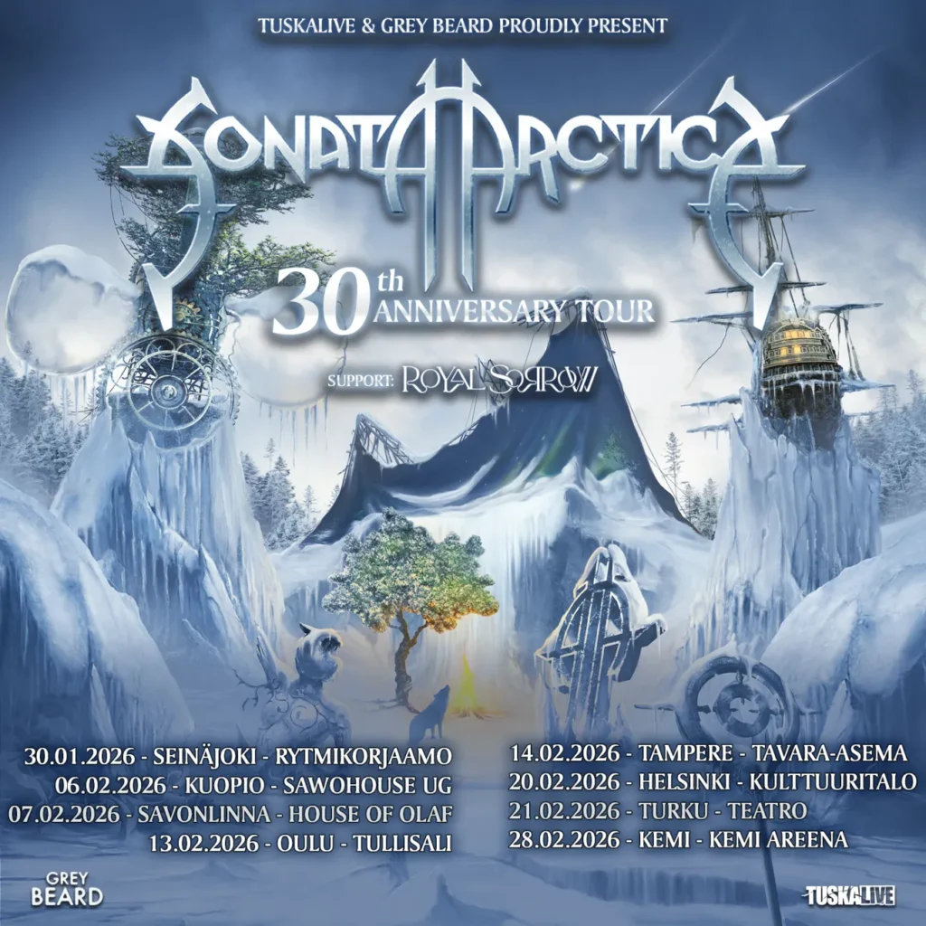 Η περιοδεία για την 30ή επέτειο των Sonata Arctica