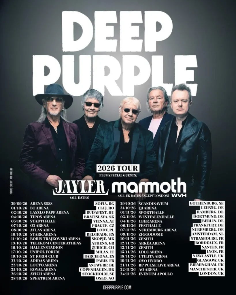 Deep Purple live στην Αθήνα το 2026