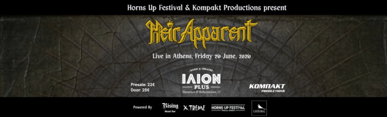 Heir Apparent Live στην Αθήνα | Metal Territory