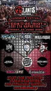 Οι RISABOV στο Atlantis Records Summer Festival – «Teenage Riot: Όχι στα Ναρκωτικά» | Metal Territory