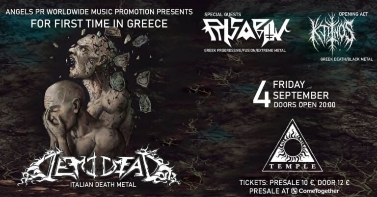 Οι Ιταλοί DEMIDEAD live στην Αθήνα