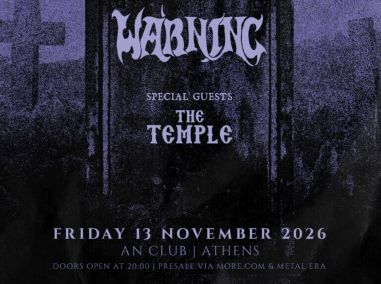 Warning στο An Club: Η επιστροφή που περίμενε το doom metal