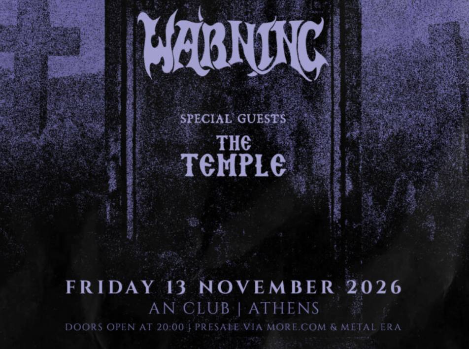 Warning στο An Club: Η επιστροφή που περίμενε το doom metal