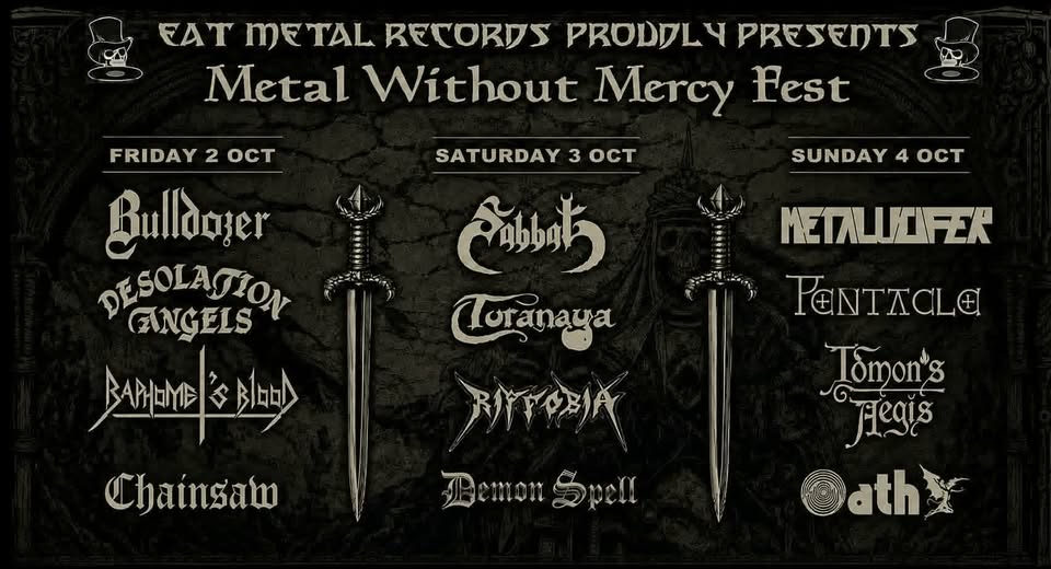 Metal Without Mercy Festival Vol. I | 2–3–4 Οκτωβρίου 2026 | Metal Territory