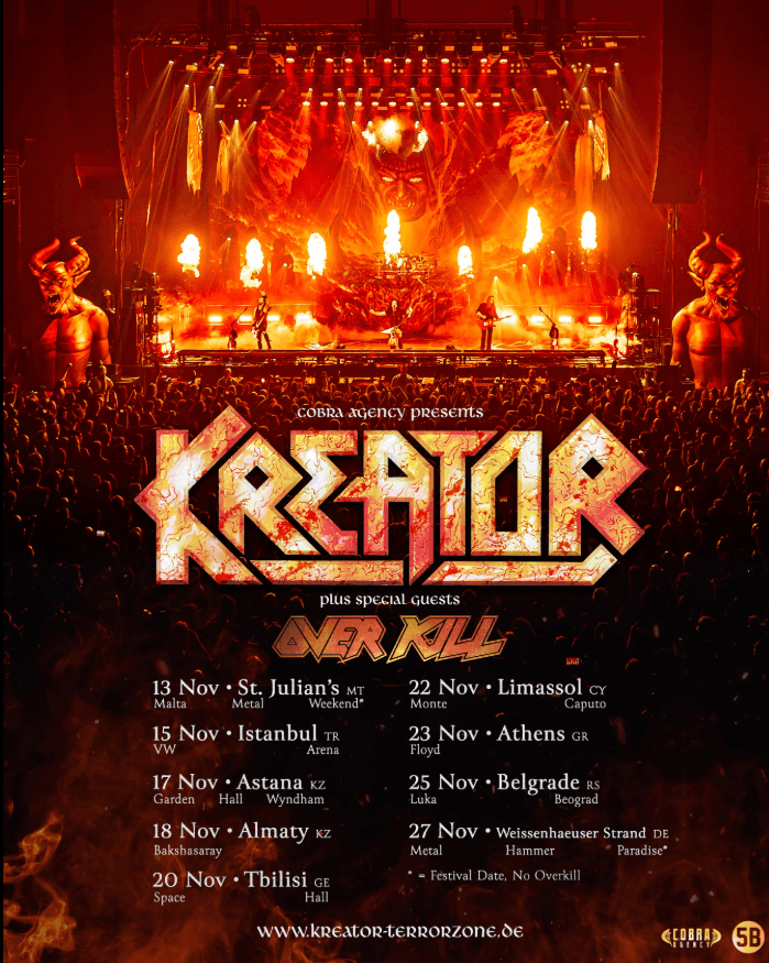 Kreator & Overkill – Live in Athens | Metal Territory