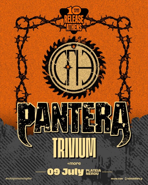 Release Athens 2026: Pantera • Trivium | Metal Territory