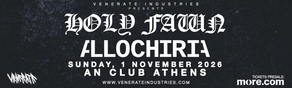 Holy Fawn + Allochiria – Live at An Club | Metal Territory