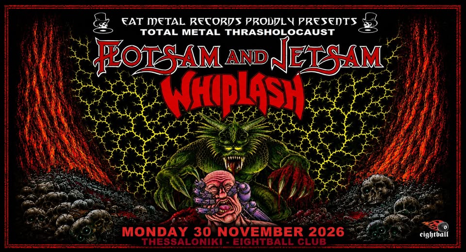 Flotsam & Jetsam και Whiplash στη Θεσσαλονίκη – Δύο thrash metal θρύλοι στο Eightball | Metal Territory