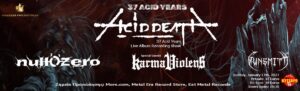 Acid Death – Null’O’Zero – Karma Violens – Gunsmith live στην Αθήνα | Metal Territory