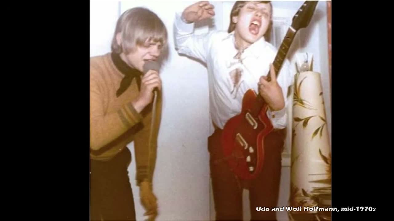 Ο Udo Dirkschneider και ο Wolf Hoffmann στα μέσα της δεκαετίας του 1970