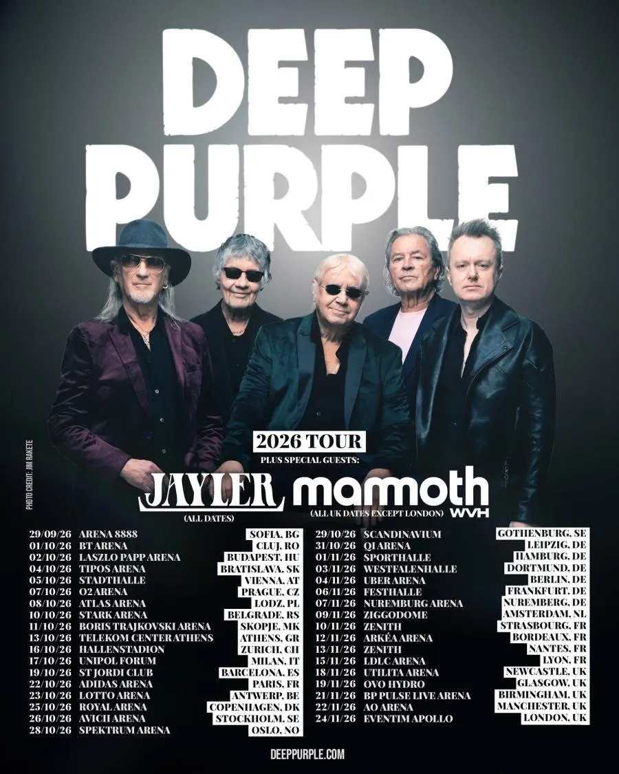 Αφίσα των Deep Purple στη Σόφια