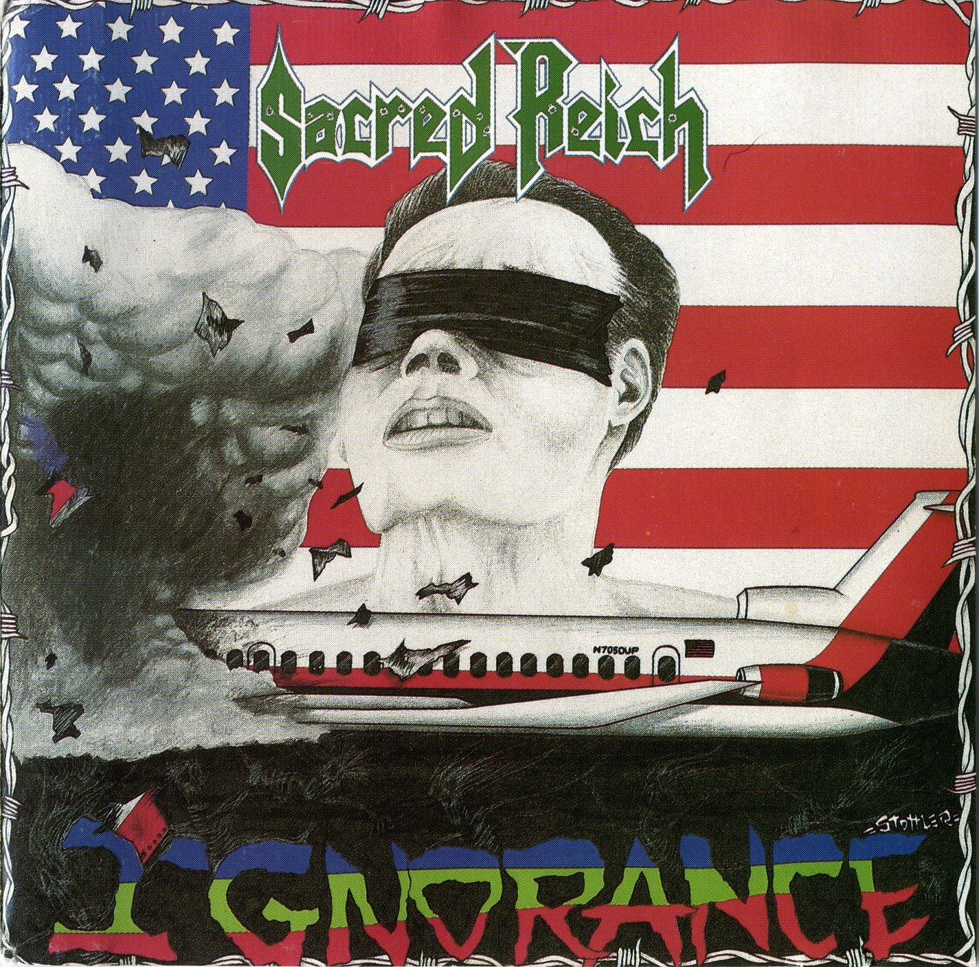 Εξώφυλλο του «Ignorance» των Sacred Reich (1987)