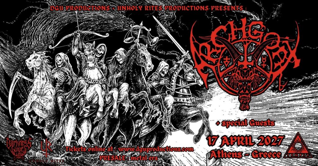Archgoat live στο Black Temple, Αθήνα, 17 Απριλίου 2027