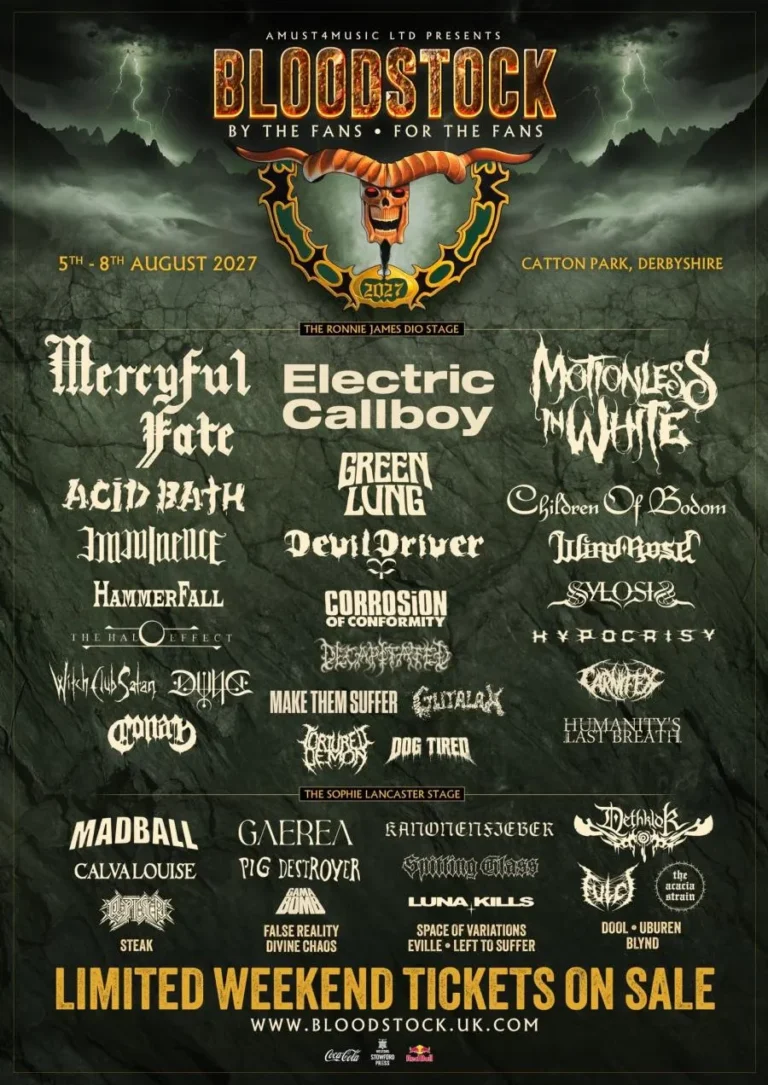 Bloodstock Open Air 2027, Catton Park, Derbyshire