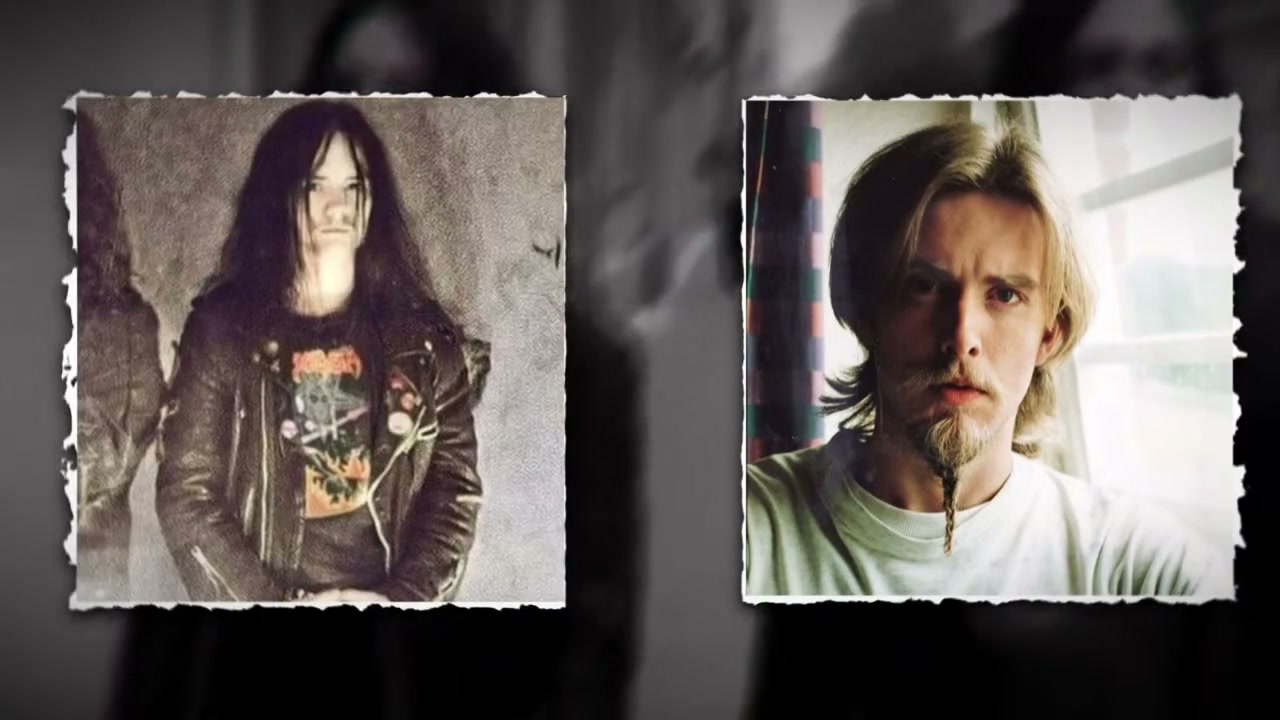 Archive photos of musicians from the Norwegian black metal scene