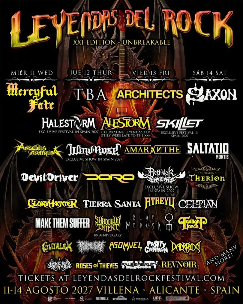 Leyendas del Rock 2027, Villena