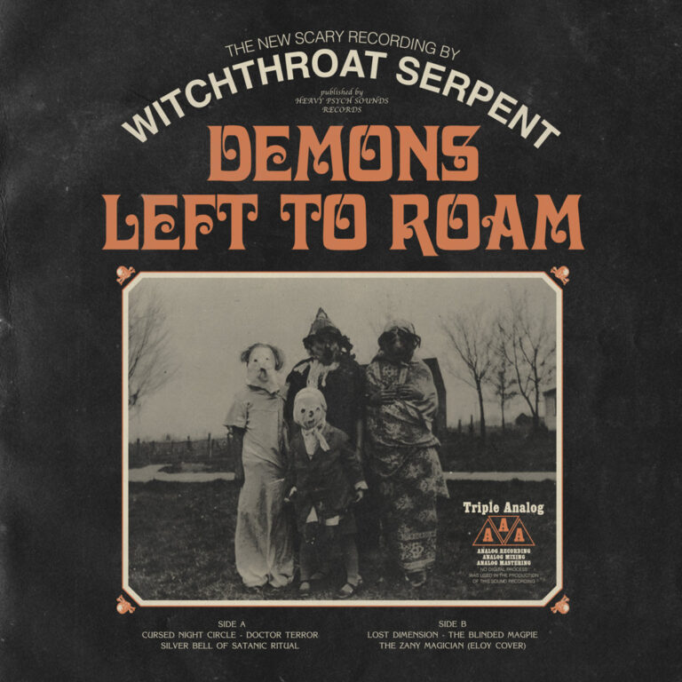 Εξώφυλλο του Demons Left to Roam των Witchthroat Serpent