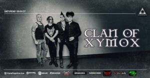 Αφίσα Clan of Xymox live στο Black Temple, Αθήνα, 9 Ιανουαρίου 2027