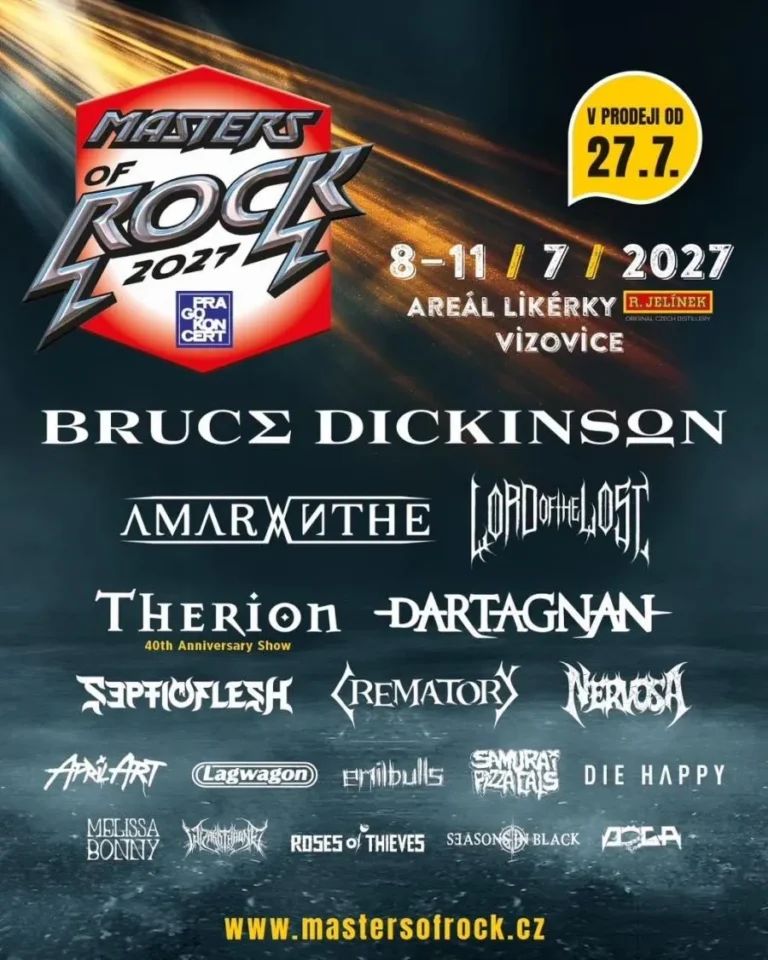 Masters of Rock 2027, Vizovice