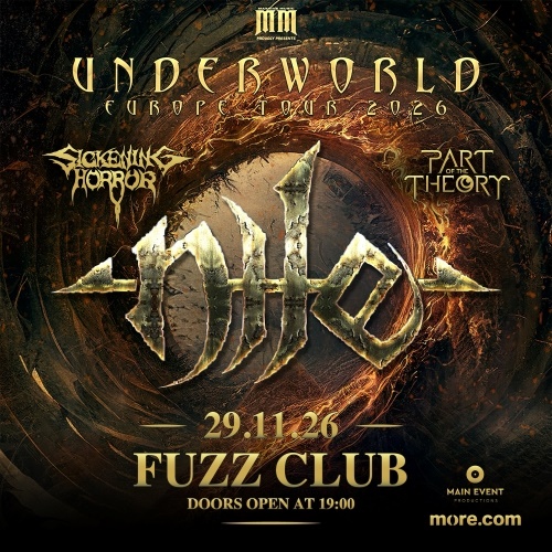 Nile – αφίσα για τη συναυλία στο Fuzz Club της Αθήνας, 29 Νοεμβρίου 2026