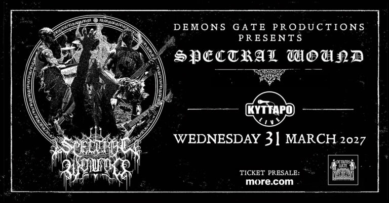 Spectral Wound live στο Κύτταρο (Αθήνα), 31 Μαρτίου 2027