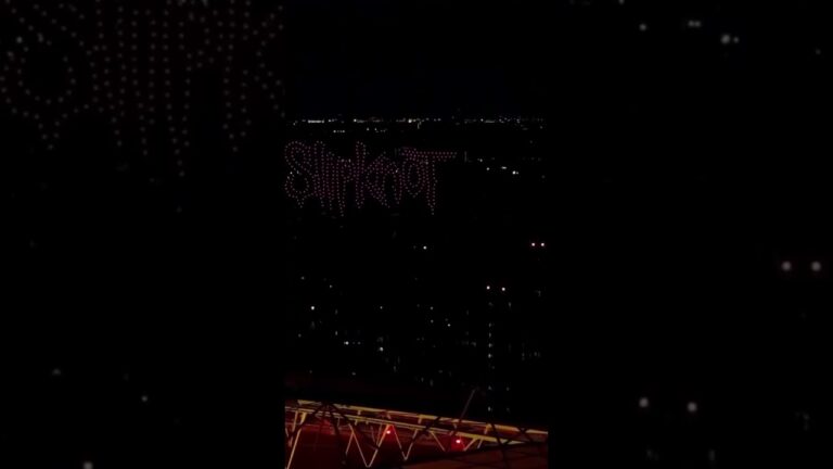 Slipknot drone show στον ουρανό του Λονδίνου